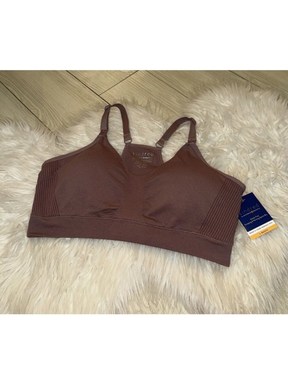 kindred by Kindred Bravely Hands Free Pumping & Nursing Sports Bra L Busty New